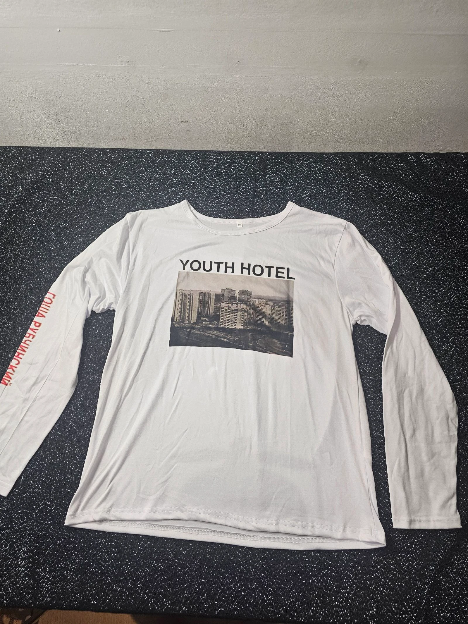 ​T-shirt manches longues blanc - Style Gosha Rubchinskiy / 032c - Taille 2XL – photo 2